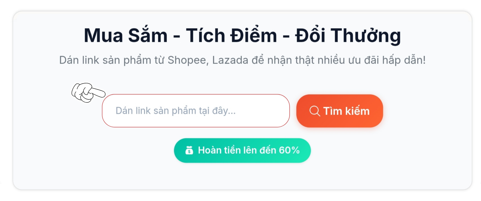 Dán link tại CashBack